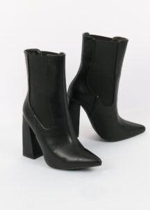 Bottines - Simili cuir - Noir - 138803