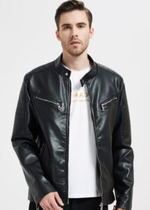 Veste Homme –  Simili cuir - Noir – 156003 – VOG