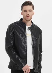 Veste Homme – Simili cuir - Noir – 156000– VOG