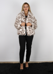 Manteau Court Effet Fourrure Femme-300402-VOG