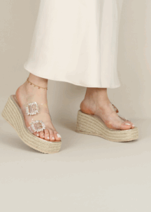 Mules Compensées Femme – 305054 – VOG